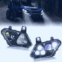 Amazon.com: SAUTVS LED Headlights for Maverick Trail Sport Commander, LED  Head lamp halo light Clear Lens for Can-Am Trail Sport Max 800 1000  2018-2023 / Commander & Max 1000R 2021-2023 Accessories (2PCS) : Automotive